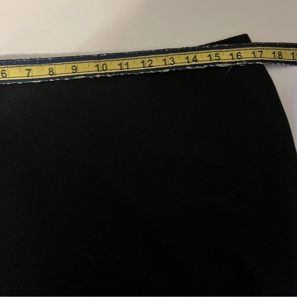 Anne Klein Black Textured Pencil Skirt 10P – Classic Lined Suit Skirt
